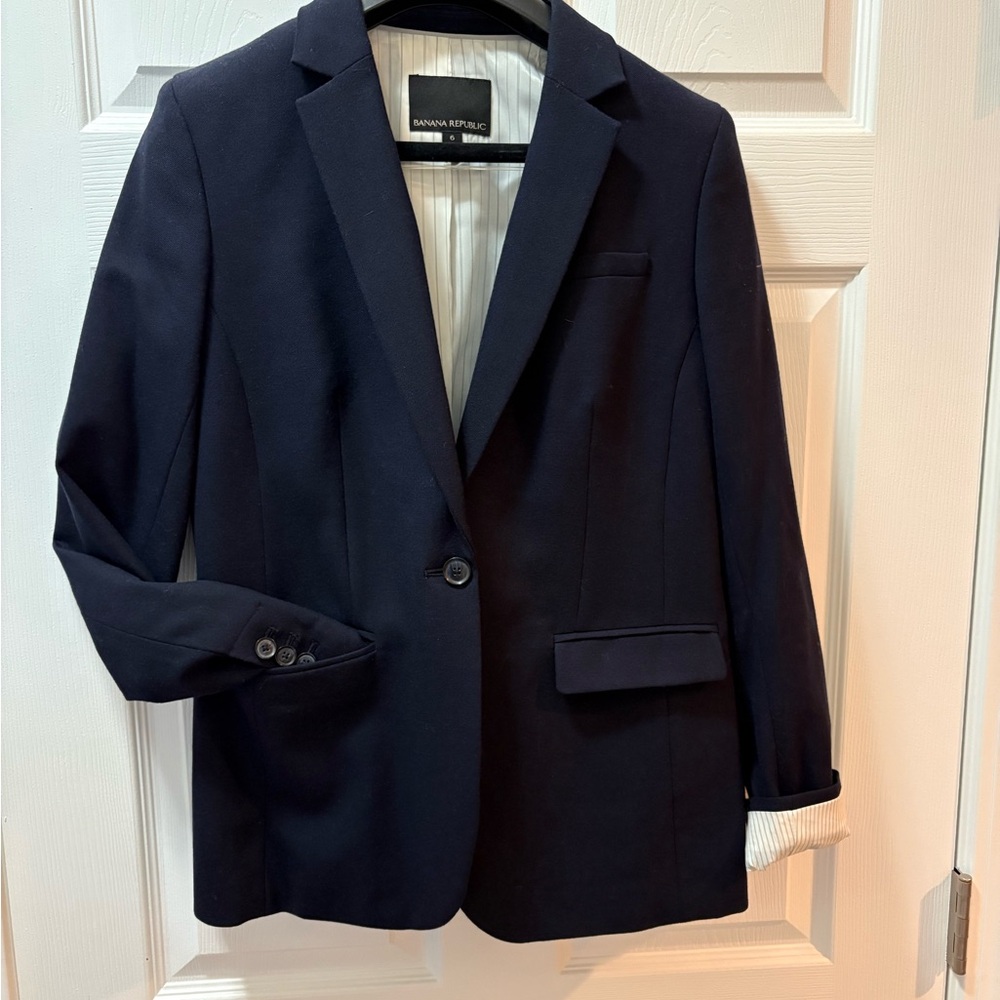 Banana Republic Navy Blazer